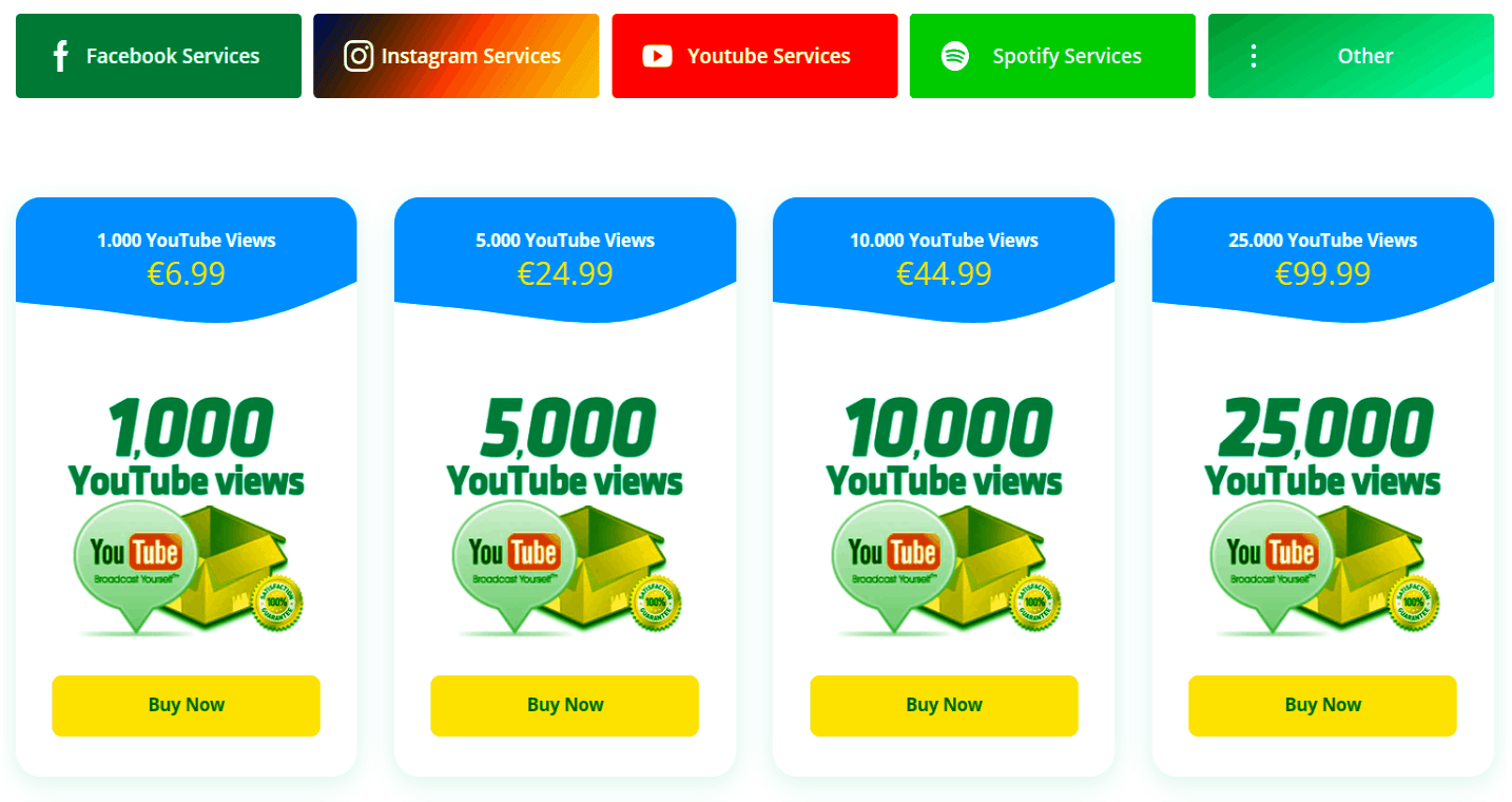 Youtube views | Quick conveyed YouTube sees with the chance of getting viral on YouTube we offer the best quality perspectives at the least expensive costs and we give likes, offers, remarks and supporters